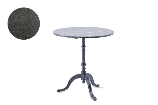 Nostalgie Table de jardin ronde fonte d'acier Ø 70 cm