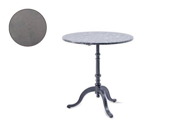 Nostalgie Gartentisch rund Stahlguss Ø 80 cm