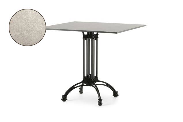 Titanic Table de jardin aluminium 70x70 cm