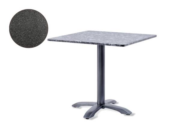 Modern Table de jardin fonte d'acier 90x90 cm