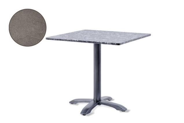 Modern Table de jardin fonte d'acier Ø 80 cm