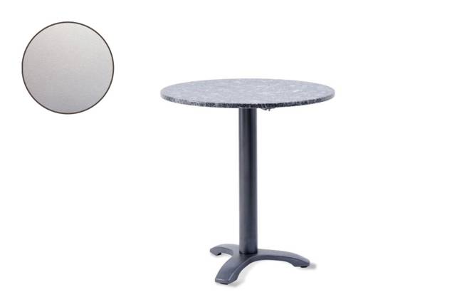 Modern Table de jardin ronde fonte d'acier Ø 70 cm