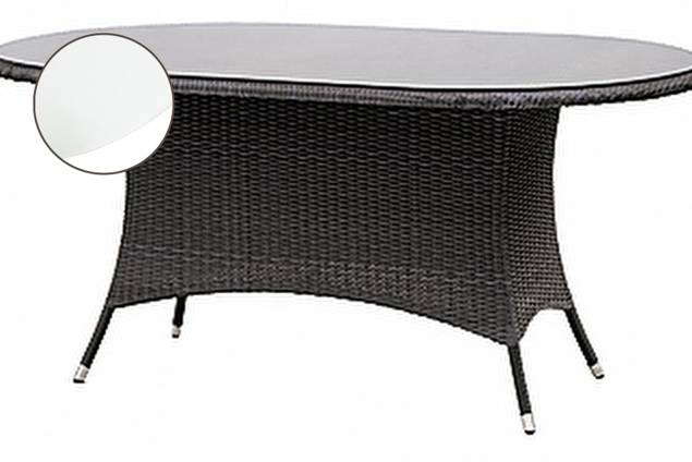Sydney Jardin de table rotin 170x100 cm