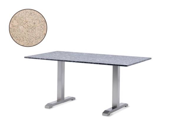 Amsterdam Gartentisch Edelstahl 160x98 cm