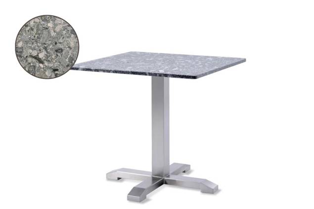 Amsterdam Gartentisch Edelstahl 80x80 cm