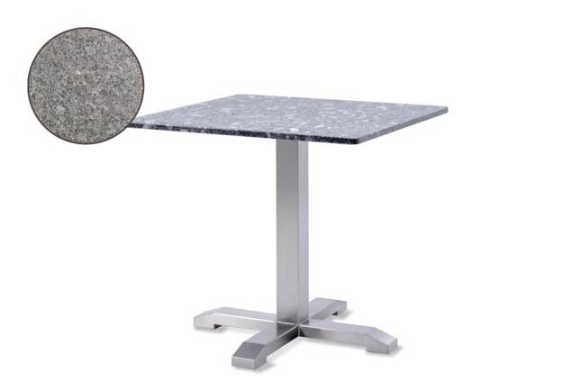 Amsterdam Gartentisch Edelstahl 95x95 cm