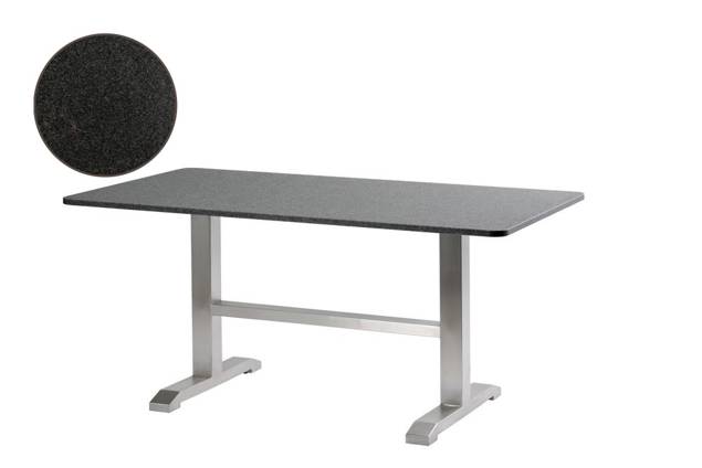 Amsterdam Gartentisch Edelstahl 167x106 cm