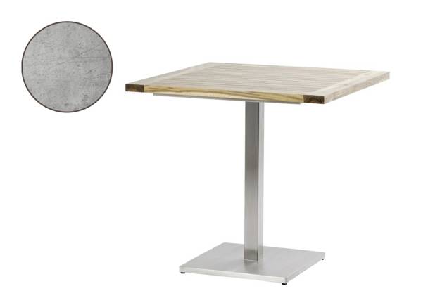 Siri Gartentisch Edelstahl 70x70 cm