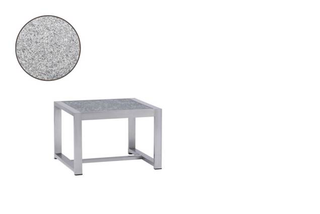 Rubin Loungetisch Edelstahl 60x60 cm