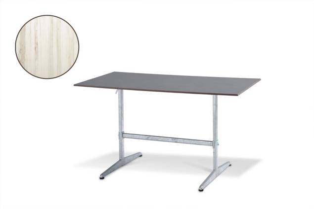 Tempo Gartentisch klappbar Stahl 120x70 cm