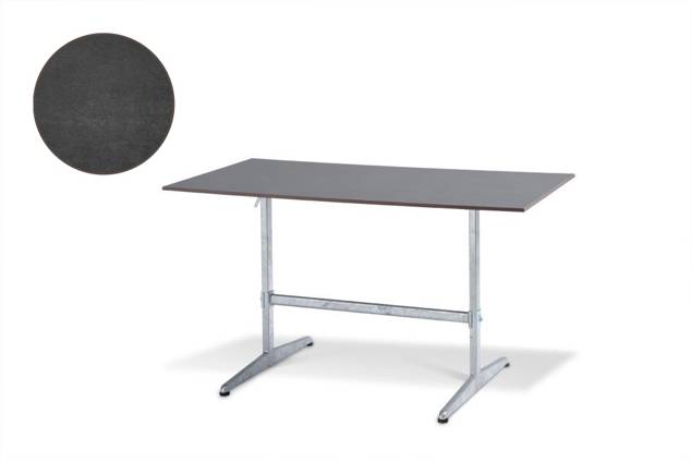 Tempo Gartentisch klappbar Stahl 120x70 cm