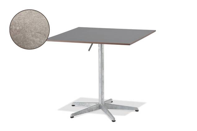 Tempo Gartentisch klappbar Stahl 70x70 cm