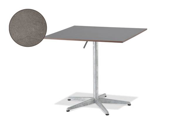 Tempo Gartentisch klappbar Stahl 70x70 cm