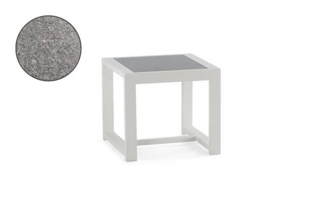 Rubin Loungetisch Aluminium 60x60 cm