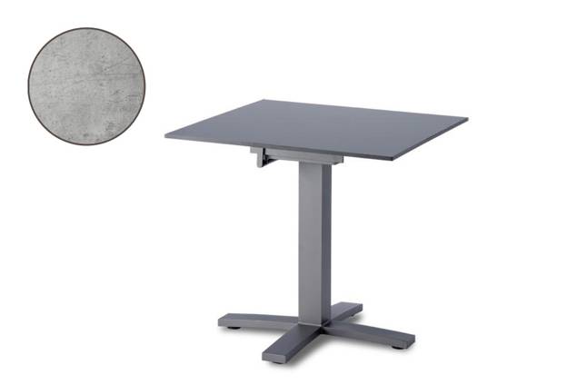 Island Gartentisch Aluminium Ø 80 cm