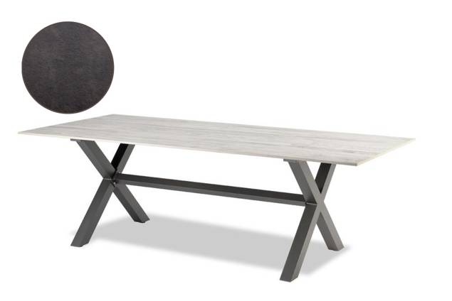 Xenia Gartentisch Aluminium 160x90 cm