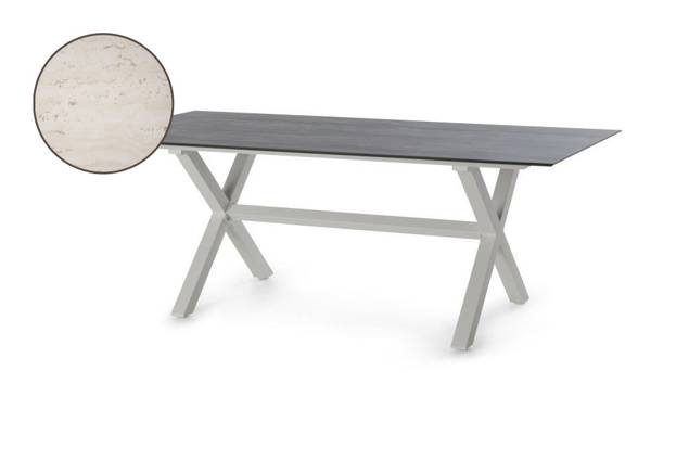 Xenia Gartentisch Aluminium 160x90 cm