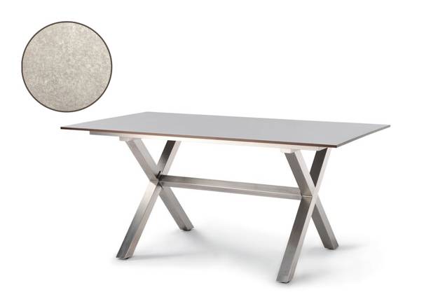 Xenia Gartentisch Edelstahl 200x100 cm