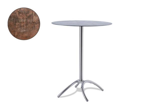 Amazonas Bartisch Edelstahl 80x80 cm