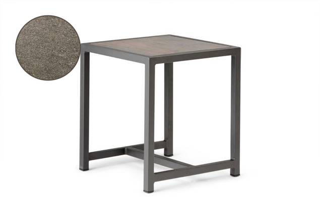 Victoria Table d'appoint aluminium 35x36 cm
