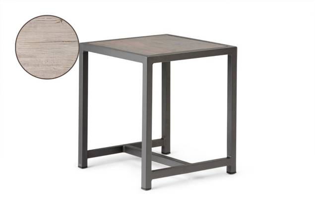 Victoria Table d'appoint aluminium 35x36 cm