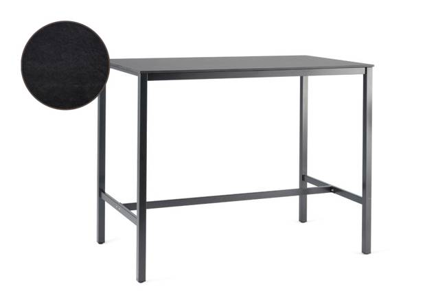 Schilthorn Bartisch Edelstahl 140x80 cm