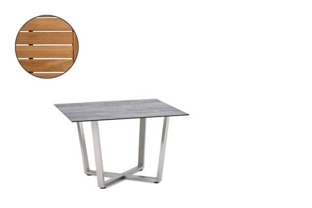 Uri Loungetisch Edelstahl Ø 120 cm