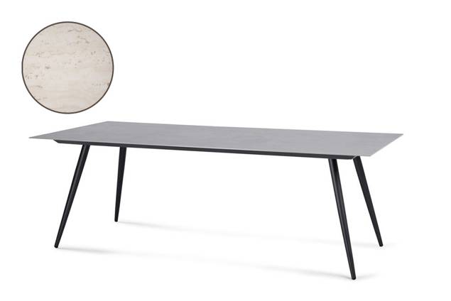 Kapstadt Table de jardin aluminium 160x90 cm