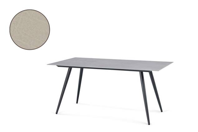 Kapstadt Table de jardin aluminium 90x90 cm