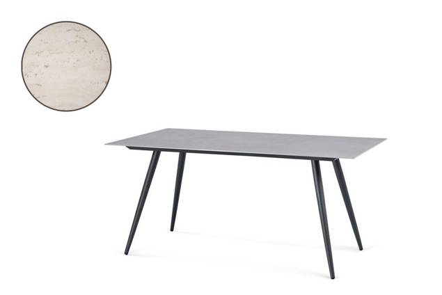 Kapstadt Gartentisch Aluminium 100x100 cm