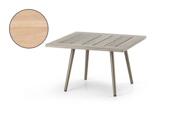 Kapstadt Loungetisch Aluminium 70x70 cm