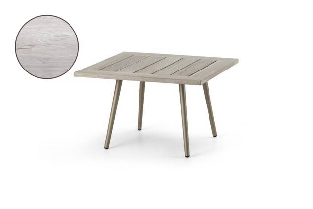 Kapstadt Loungetisch Aluminium 70x70 cm