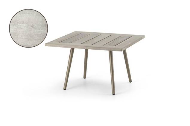 Kapstadt Table de salon aluminium Ø 80 cm