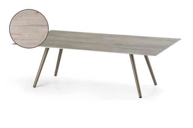Kapstadt Loungetisch Aluminium 120x70 cm