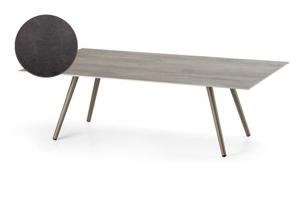Kapstadt Loungetisch Aluminium 120x70 cm