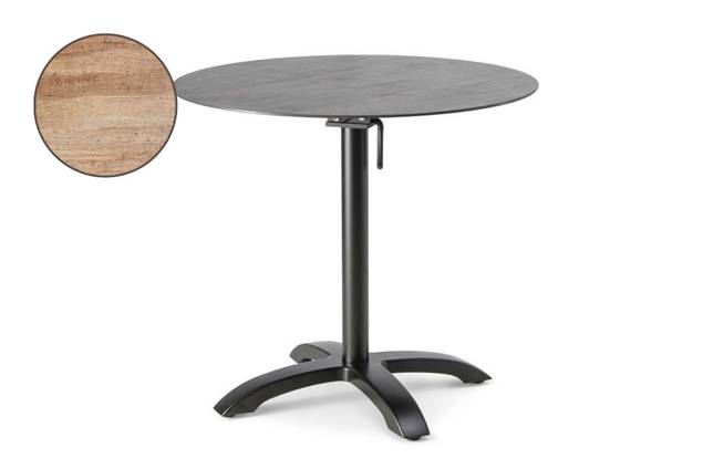 Table de jardin pliante aluminium 80x80 cm