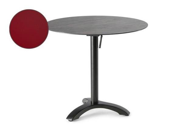 Table de jardin pliante aluminium Ø 80 cm