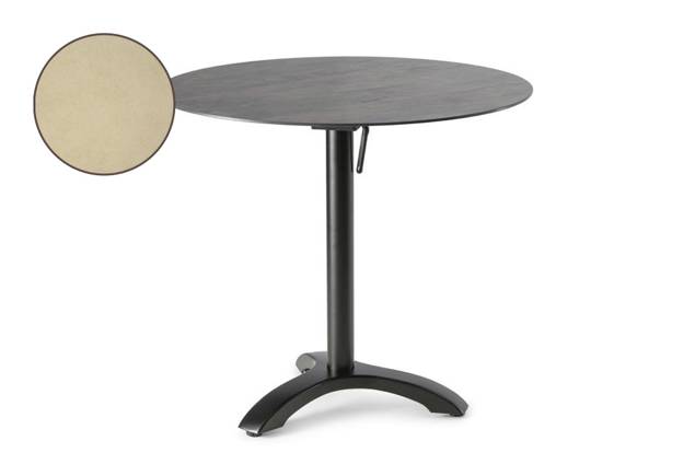 Gartentisch klappbar Aluminium Ø 80 cm