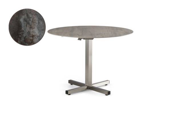 Dublin Gartentisch klappbar Edelstahl 70x70 cm