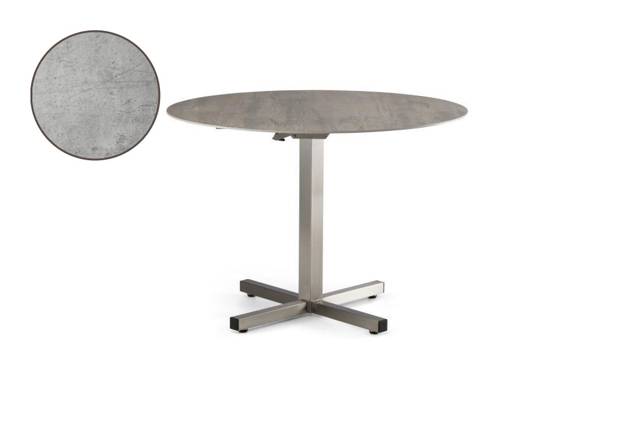 Dublin Gartentisch klappbar Edelstahl 70x70 cm