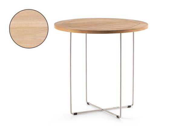 Rügen Loungetisch rund Edelstahl Ø 70 cm