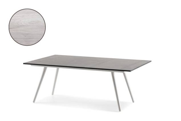 Kapstadt Loungetisch Aluminium 120x80 cm