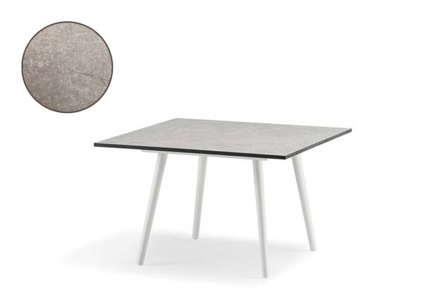 Kapstadt Loungetisch Aluminium 70x70 cm