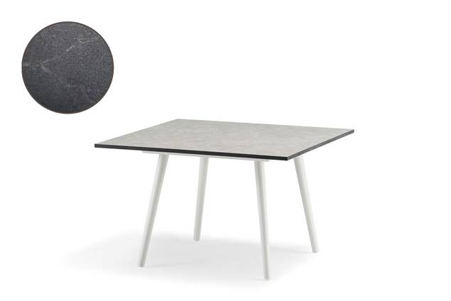 Kapstadt Loungetisch Aluminium 70x70 cm