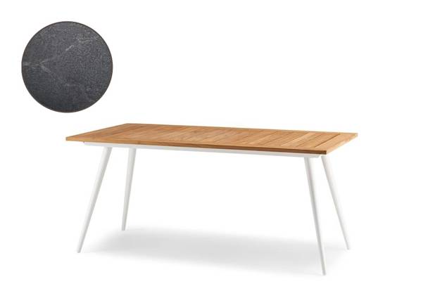 Kapstadt Table de jardin aluminium 180x90 cm