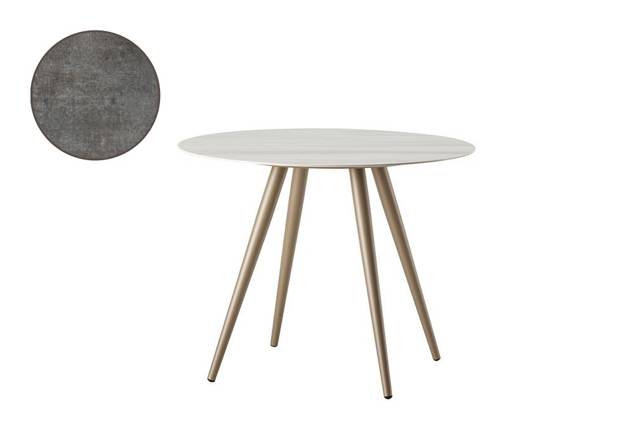 Kapstadt Gartentisch Aluminium Ø 80 cm