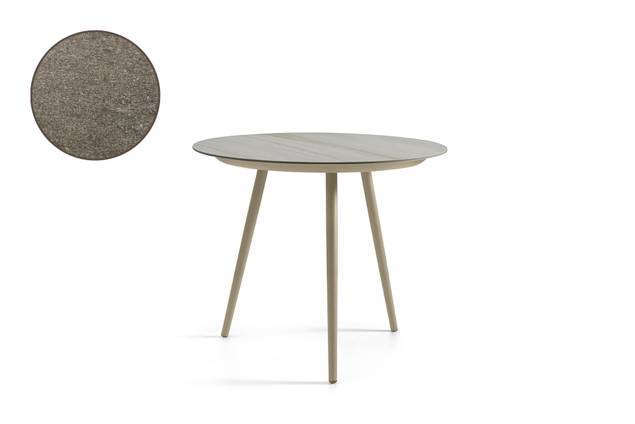 Kapstadt Gartentisch Aluminium Ø 80 cm