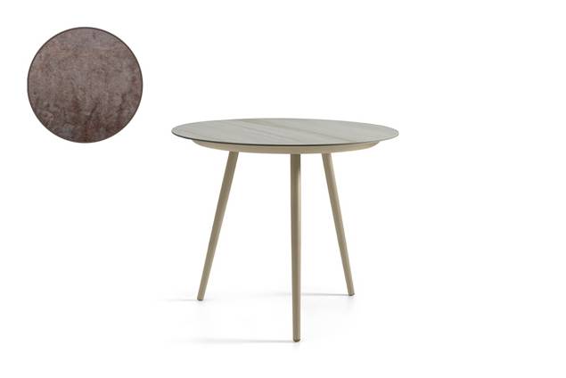 Kapstadt Gartentisch Aluminium Ø 90 cm