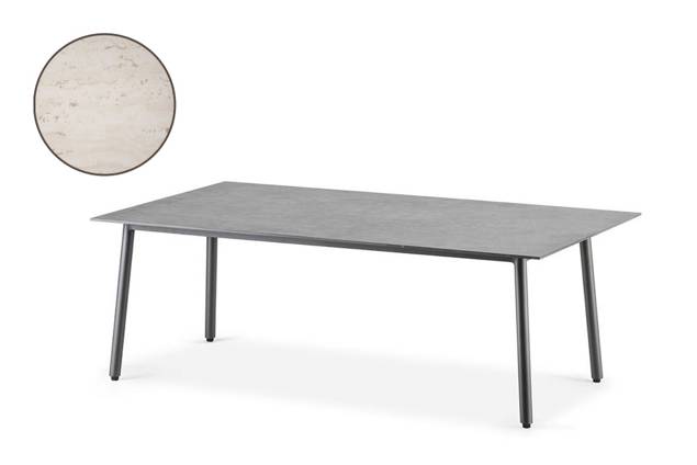 Palma Loungetisch Aluminium 120x70 cm