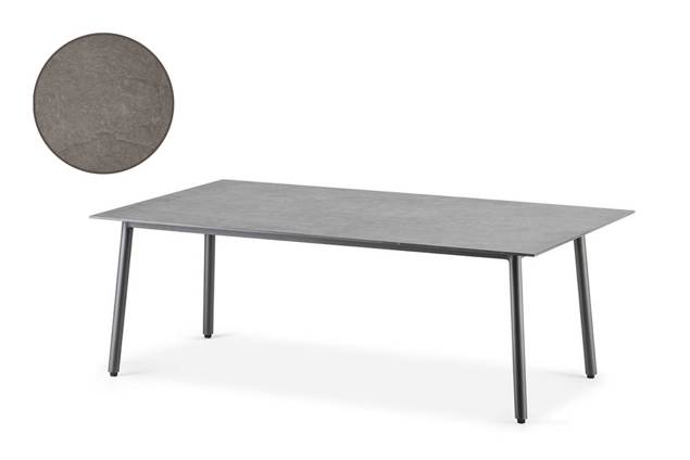 Palma Loungetisch Aluminium 120x80 cm